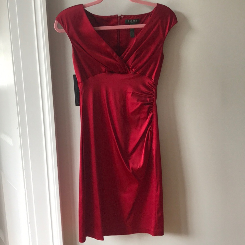 Red Ralph Lauren dress
